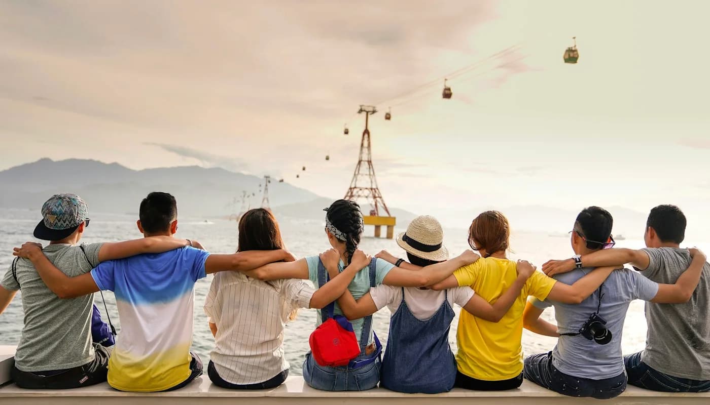 Couple organising relationship evidence for an Australian partner visa